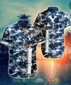 BYU Cougars Tropical Hawaiian Shirt and Shorts - Perfect for Summer