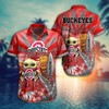 Baby Yoda Hawaiian Shirt for Men and Women - Ohio State Buckeyes NCAA