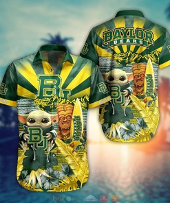 Baylor Bears Baby Yoda NCAA Hawaiian Shirt and Shorts