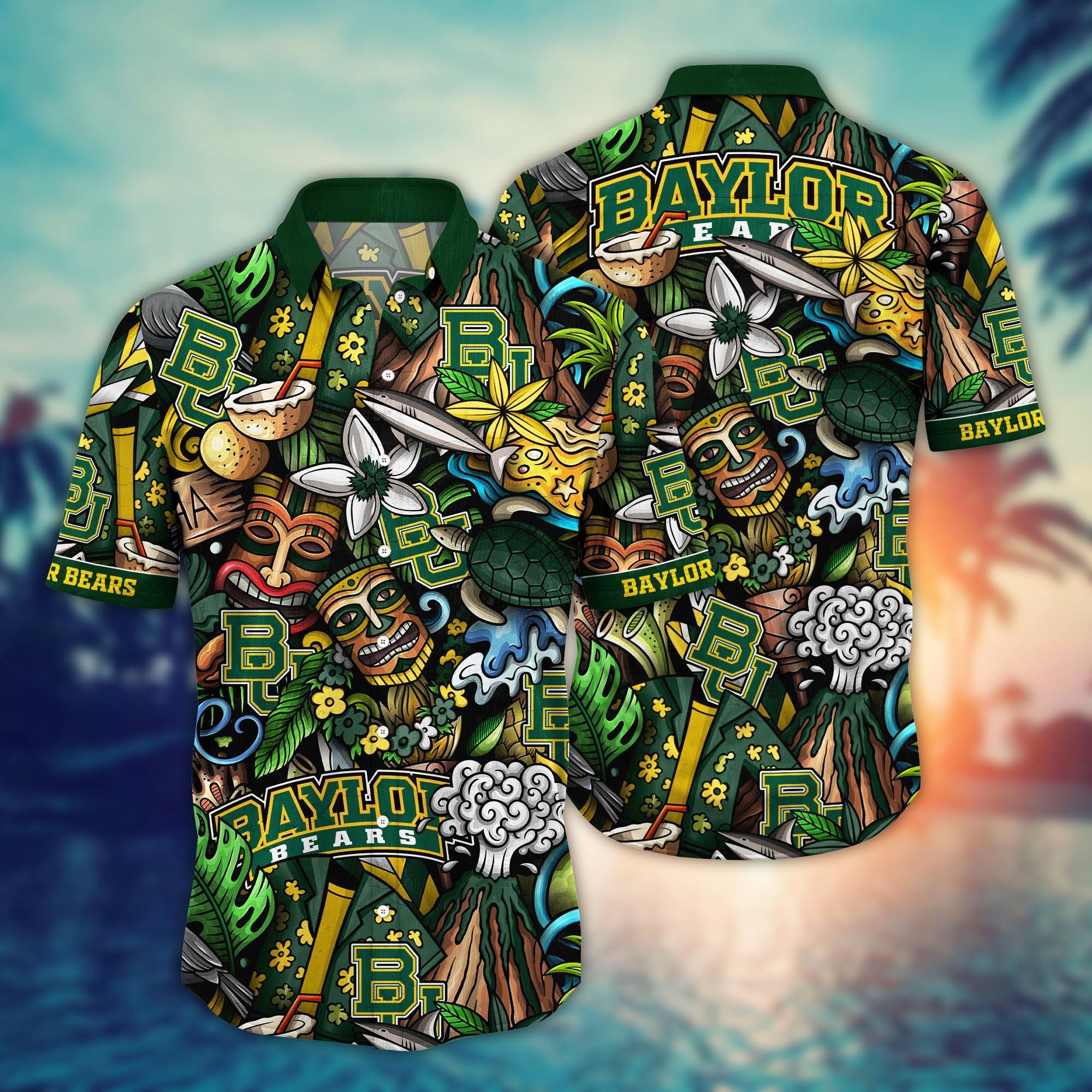 Baylor Bears NCAA Flower Hawaii Shirt For Fans Ver 16