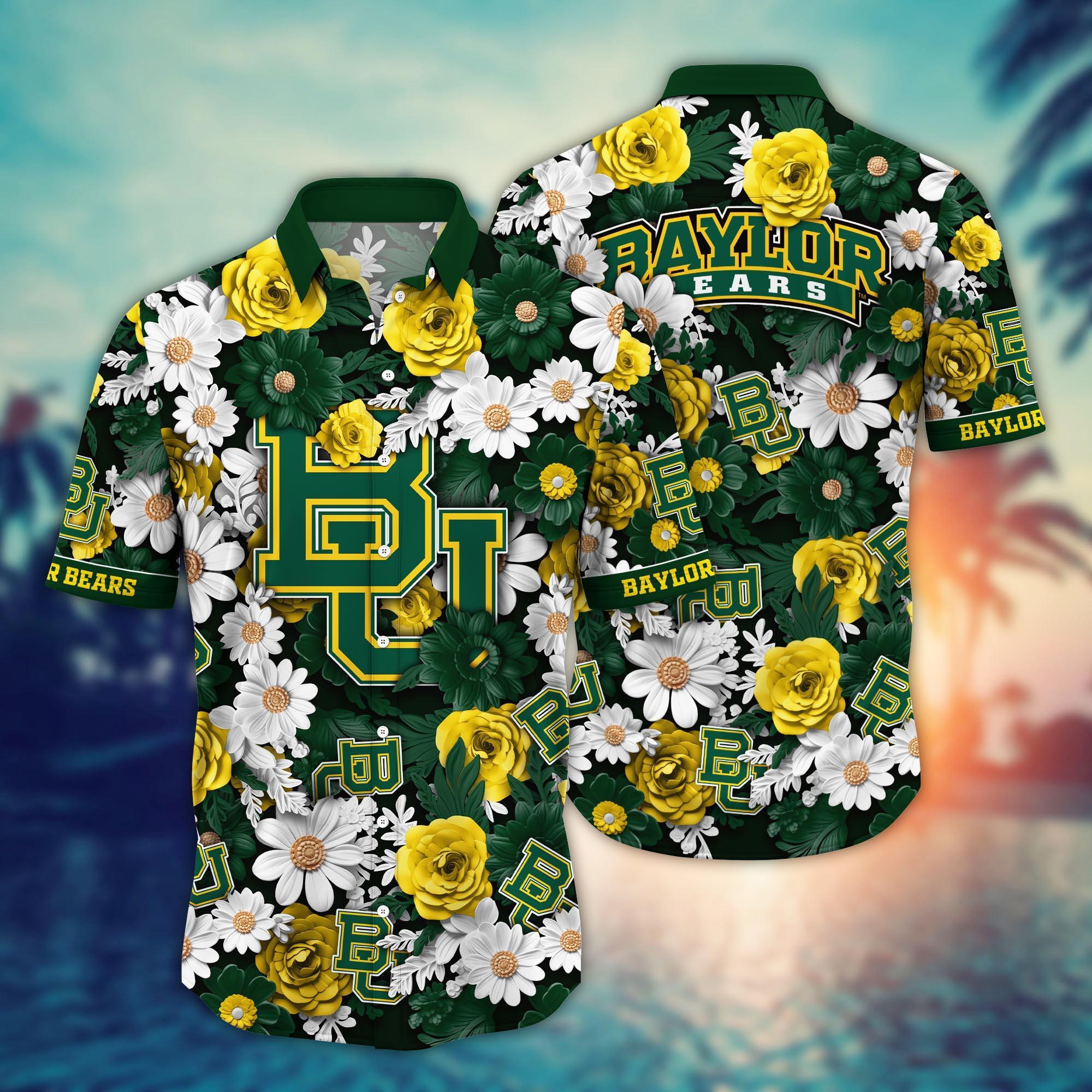Baylor Bears NCAA Flower Hawaii Shirt For Fans Ver 3