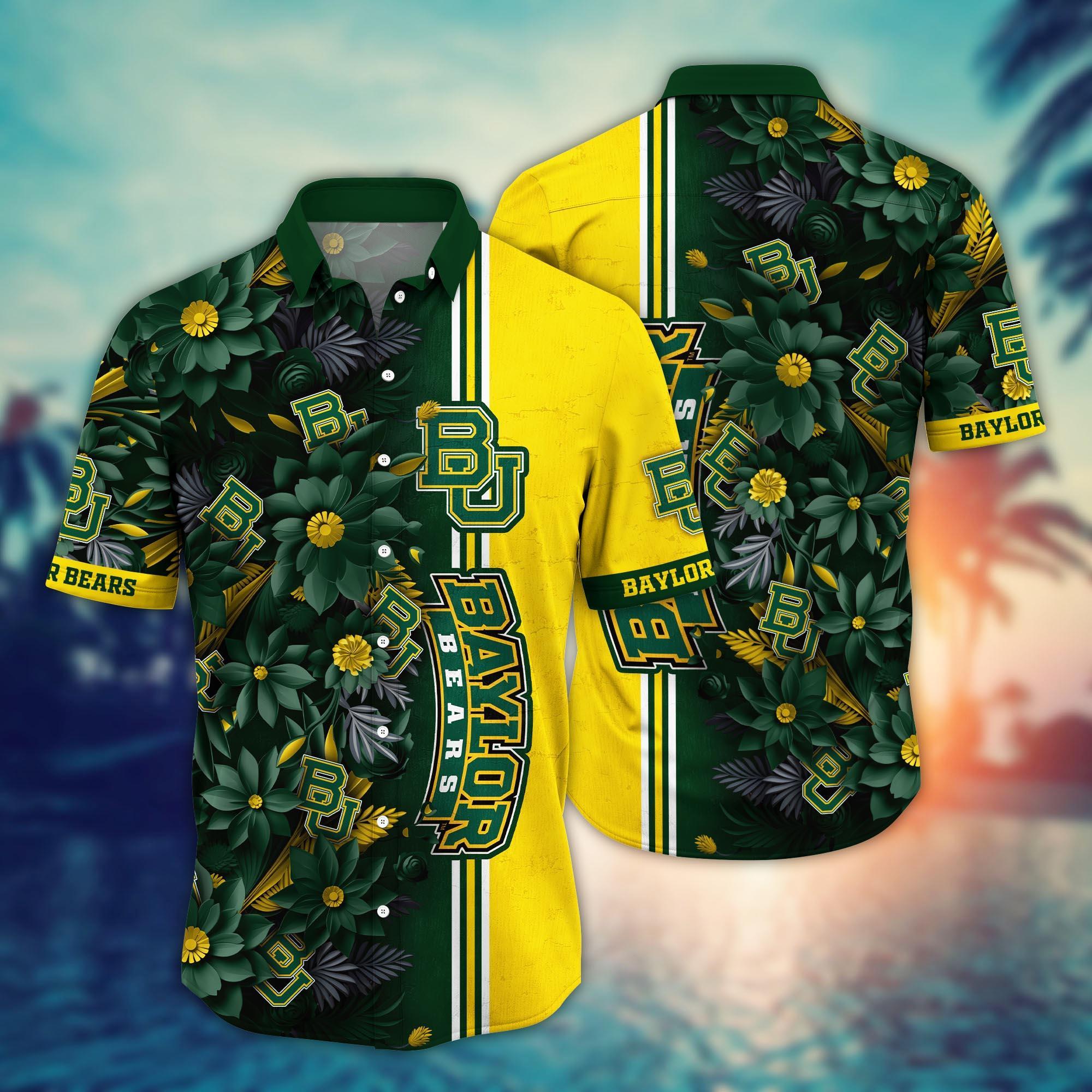 Baylor Bears NCAA Flower Hawaii Shirt For Fans Ver 5