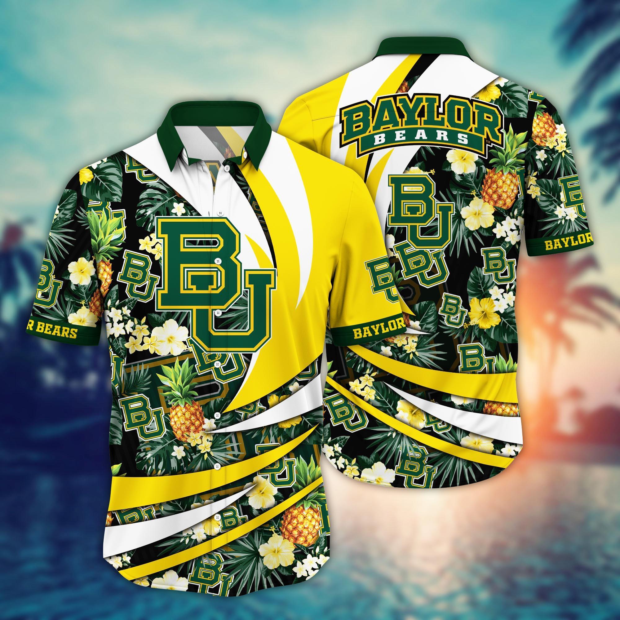 Baylor Bears NCAA Flower Hawaii Shirt For Fans Ver 6