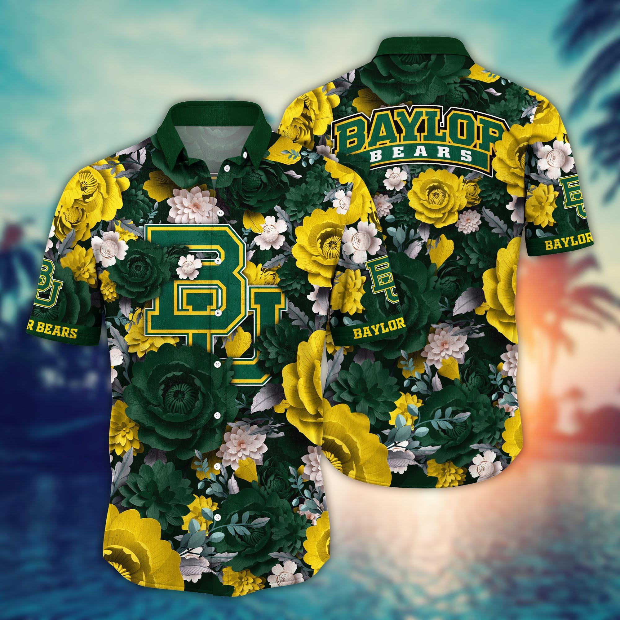 Baylor Bears NCAA Flower Hawaii Shirt For Fans Ver 8