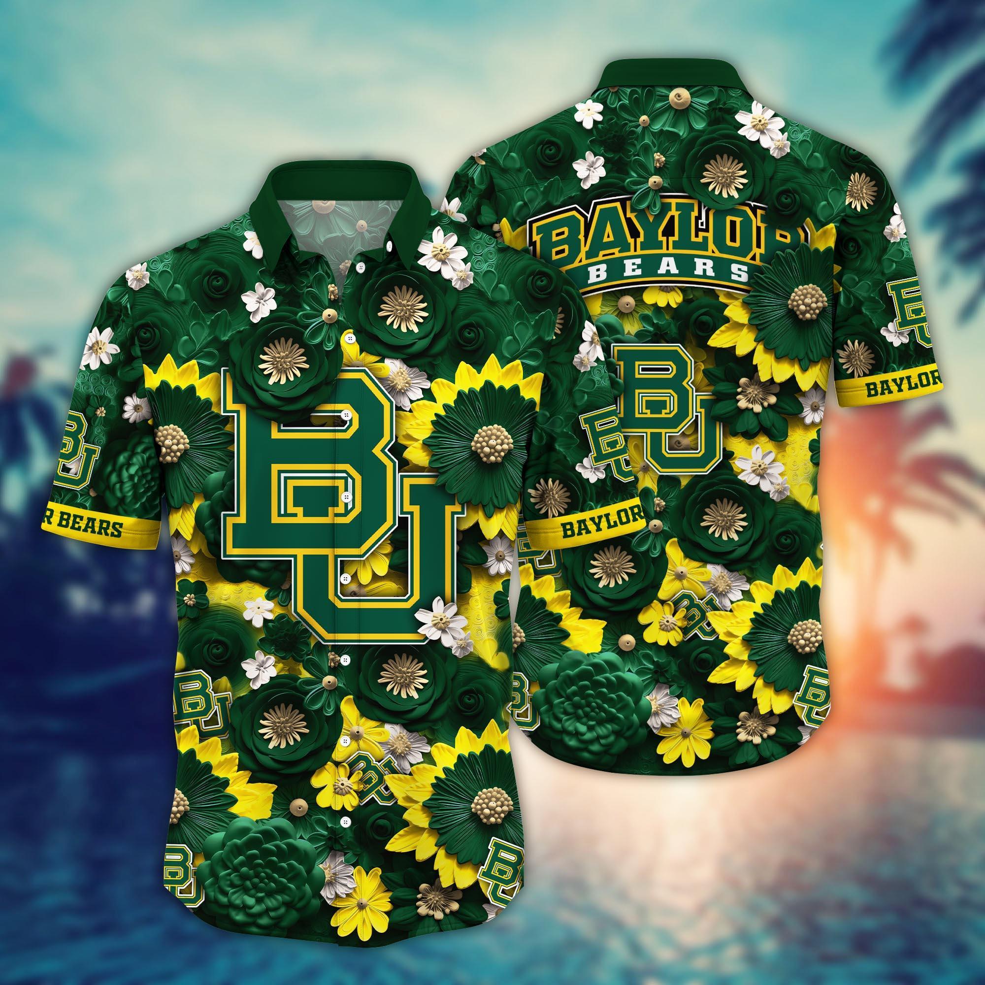 Baylor Bears NCAA Hawaiian Shirt for This Summer Customize Shirt Any Team