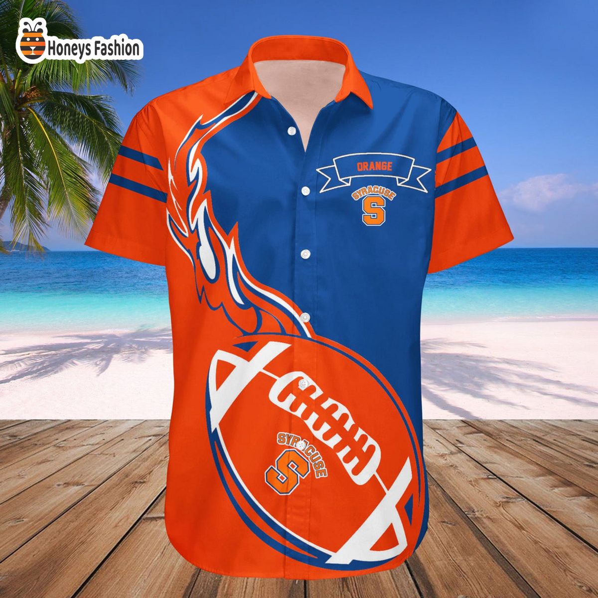 Be Bold with Syracuse Orange NCAA Hawaiian Shirt