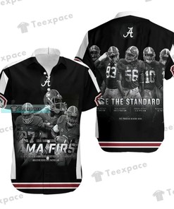 Be a Rockstar with Alabama Crimson Tide Derrick Henry Blake Sims Hawaiian Shirt