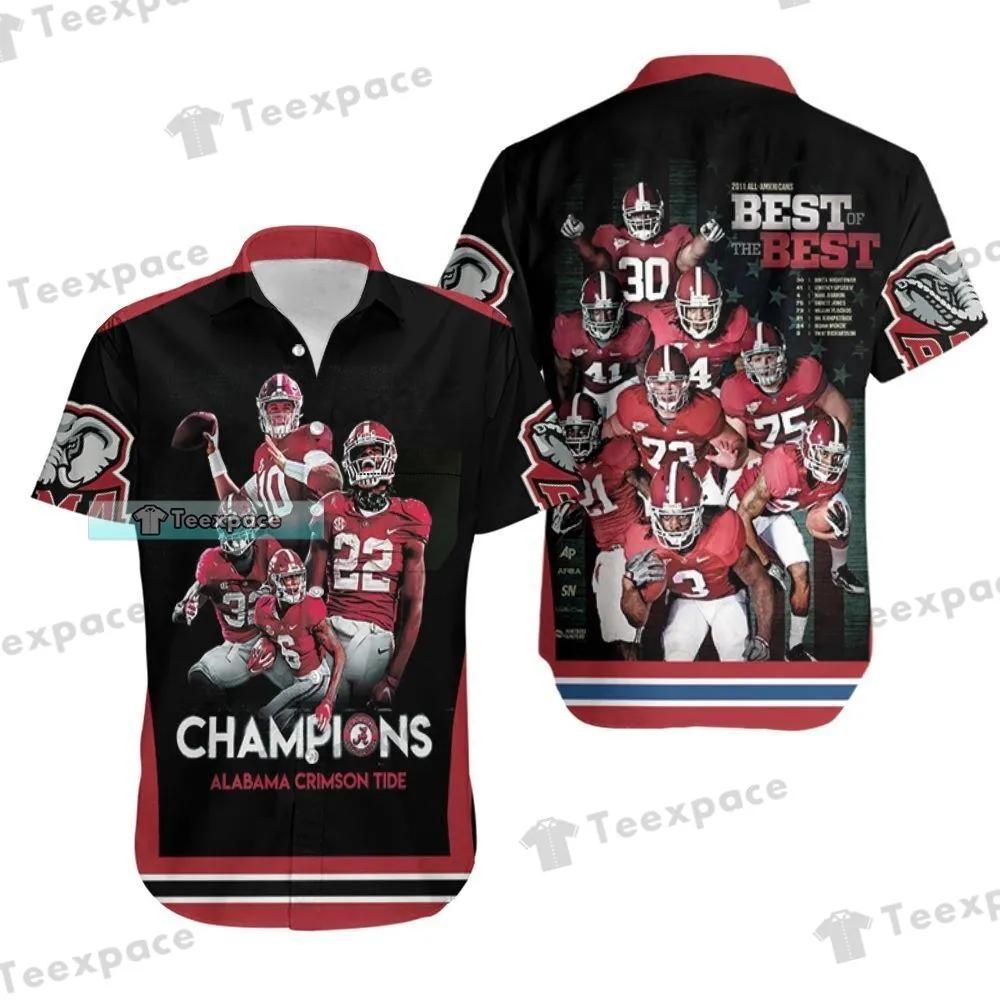 Be the Best of the Best with Alabama Crimson Tide Champions Best of The Best Hawaiian Shirt