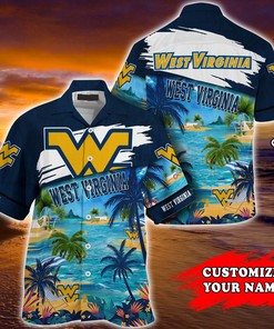 Be the Scariest Fan in Town with West Virginia Mountaineers Ncaa Halloween Horror Movies Hawaiian Shirt