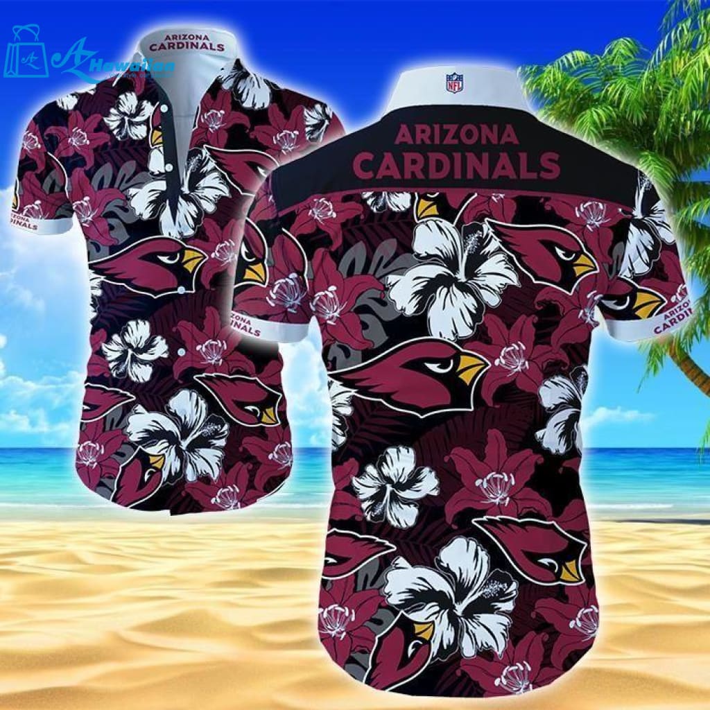 Beach Arizona Cardinals Hawaiian Shirt Ideal for Sports and Vacation