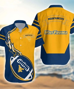 Beach Ready with West Virginia Mountaineers Aloha Hawaiian Shirts for Men and Women