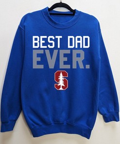 Best Dad Ever Stanford Logo T-shirt - Perfect Gift Idea