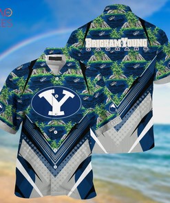 Best NCAA BYU Cougars Men's Basketball 3D Hawaiian Shirt - Short for Fans