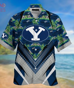 Best NCAA BYU Cougars Men's Basketball 3D Hawaiian Shirt - Short for Fans