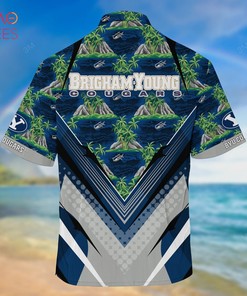 Best NCAA BYU Cougars Men's Basketball 3D Hawaiian Shirt - Short for Fans