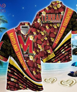 Best NCAA Maryland Terrapins Hawaiian Shirt Set with Shorts for NCAA Sports Fans