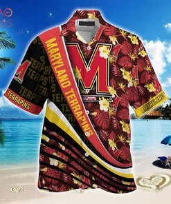 Best NCAA Maryland Terrapins Hawaiian Shirt Set with Shorts for NCAA Sports Fans 