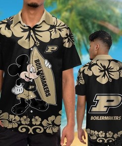 Best Purdue Boilermakers Mickey Mouse Hawaii Shirt with Short