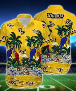 Best Tropical Sea and Parrots Aloha Shirt for UCF Knights - Short for Fans