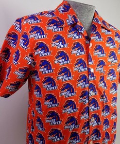 Boise State Broncos Hawaiian Camp Shirt - University College BSU Design