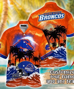 Boise State Broncos NCAA Best Hawaiian Shirt Ever- Customize Any Team Any League