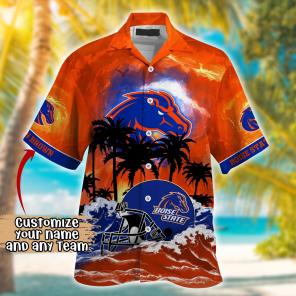 Boise State Broncos NCAA Best Hawaiian Shirt Ever- Customize Any Team Any League