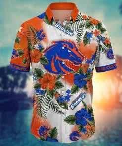 Boise State Broncos NCAA Flower Hawaii Shirt For Fans Ver 1