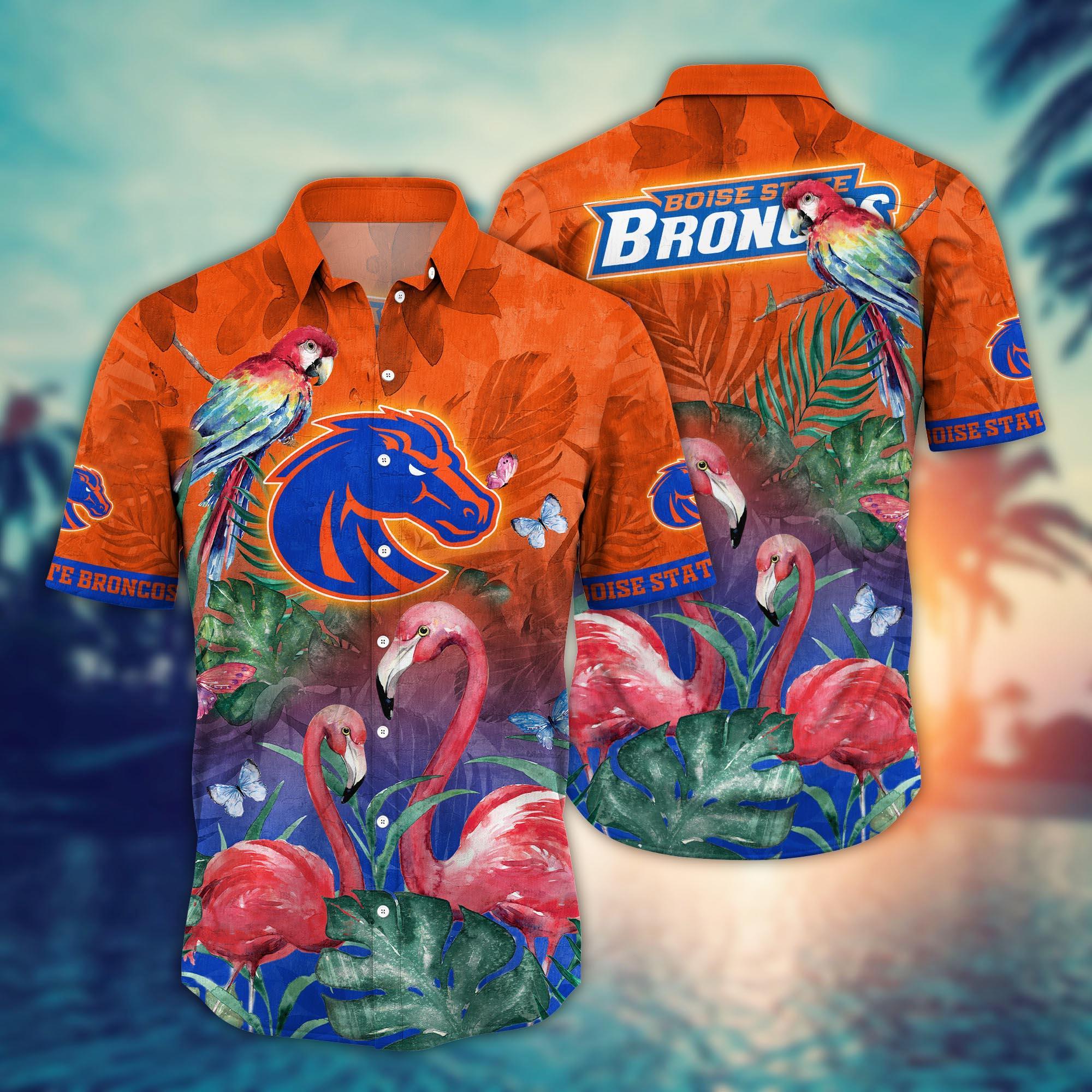 Boise State Broncos NCAA Flower Hawaii Shirt For Fans Ver 11