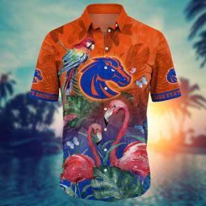 Boise State Broncos NCAA Flower Hawaii Shirt For Fans Ver 11
