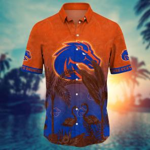 Boise State Broncos NCAA Flower Hawaii Shirt For Fans Ver 12