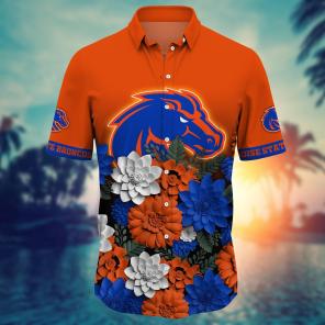 Boise State Broncos NCAA Flower Hawaii Shirt For Fans Ver 13
