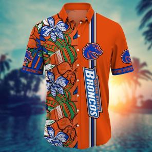 Boise State Broncos NCAA Flower Hawaii Shirt For Fans Ver 14