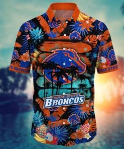 Boise State Broncos NCAA Flower Hawaii Shirt For Fans Ver 15