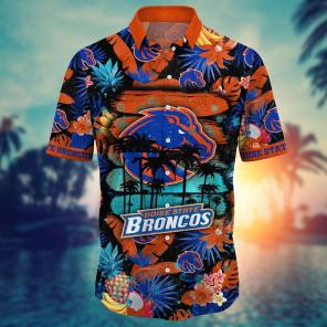 Boise State Broncos NCAA Flower Hawaii Shirt For Fans Ver 15