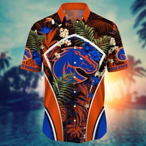 Boise State Broncos NCAA Flower Hawaii Shirt For Fans Ver 16