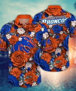 Boise State Broncos NCAA Flower Hawaii Shirt For Fans Ver 17