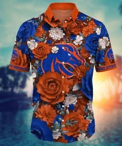 Boise State Broncos NCAA Flower Hawaii Shirt For Fans Ver 17
