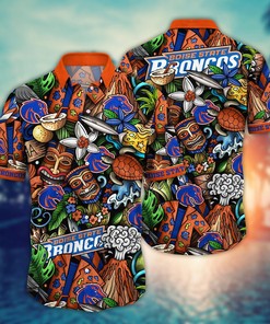 Boise State Broncos NCAA Flower Hawaii Shirt For Fans Ver 18