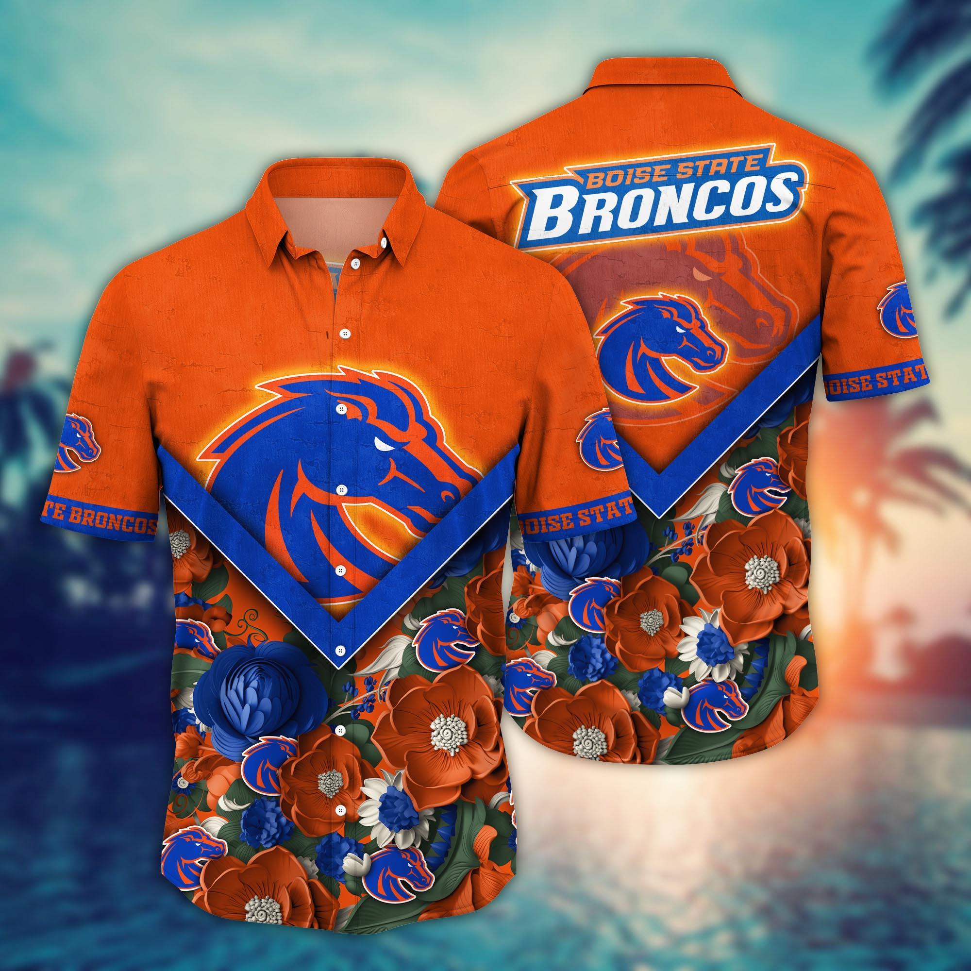 Boise State Broncos NCAA Flower Hawaii Shirt For Fans Ver 19