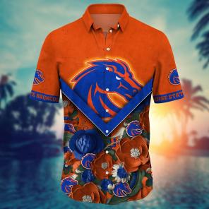 Boise State Broncos NCAA Flower Hawaii Shirt For Fans Ver 19