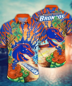 Boise State Broncos NCAA Flower Hawaii Shirt For Fans Ver 2