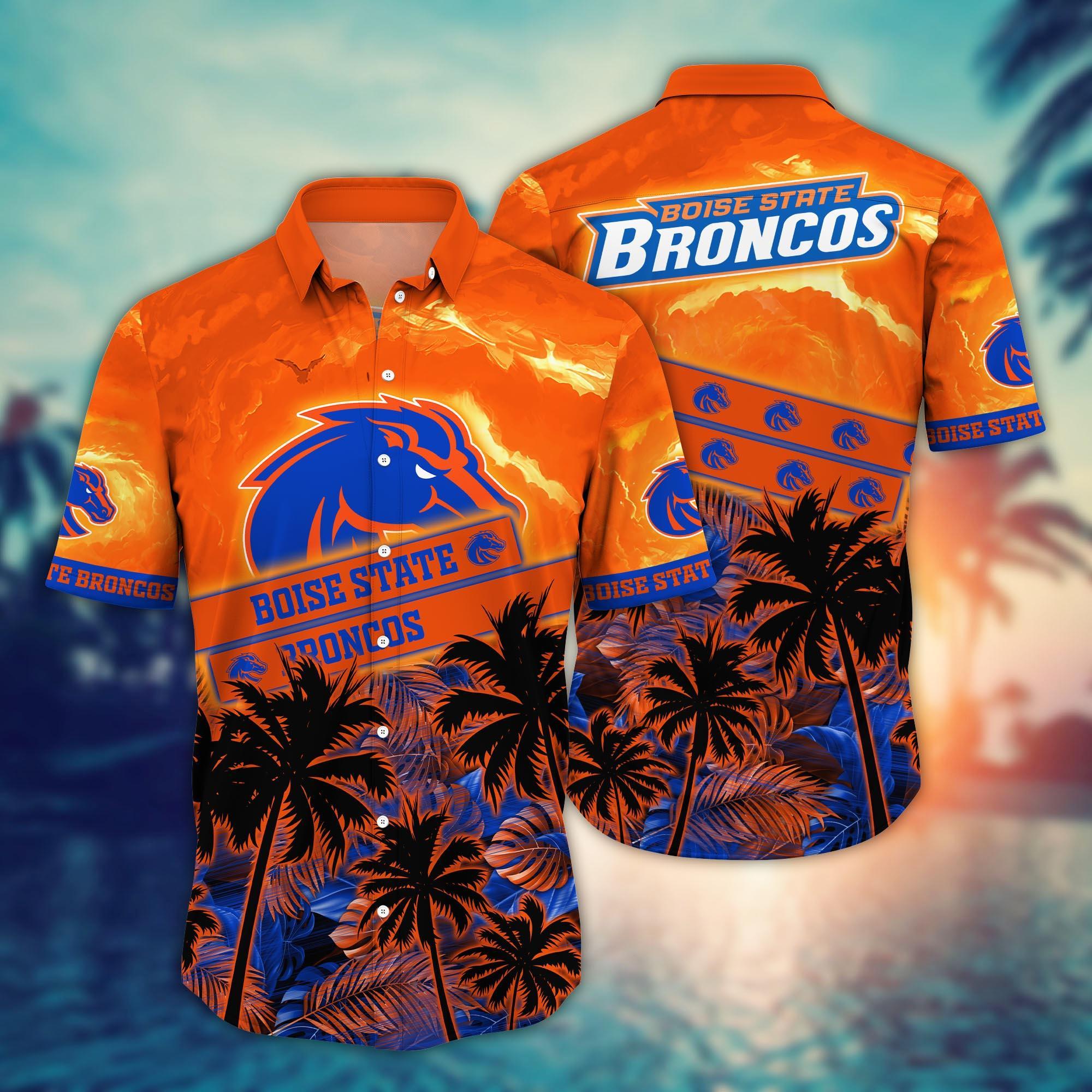 Boise State Broncos NCAA Flower Hawaii Shirt For Fans Ver 21