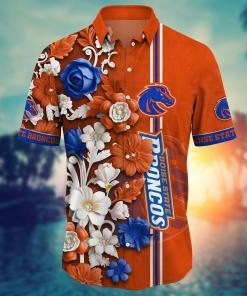 Boise State Broncos NCAA Flower Hawaii Shirt For Fans Ver 24