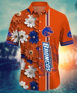 Boise State Broncos NCAA Flower Hawaii Shirt For Fans Ver 26