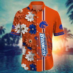 Boise State Broncos NCAA Flower Hawaii Shirt For Fans Ver 26