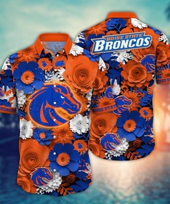 Boise State Broncos NCAA Flower Hawaii Shirt For Fans Ver 27