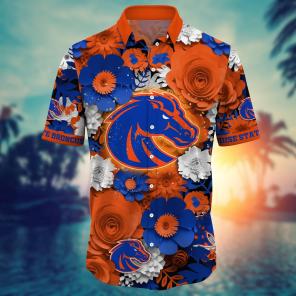 Boise State Broncos NCAA Flower Hawaii Shirt For Fans Ver 27