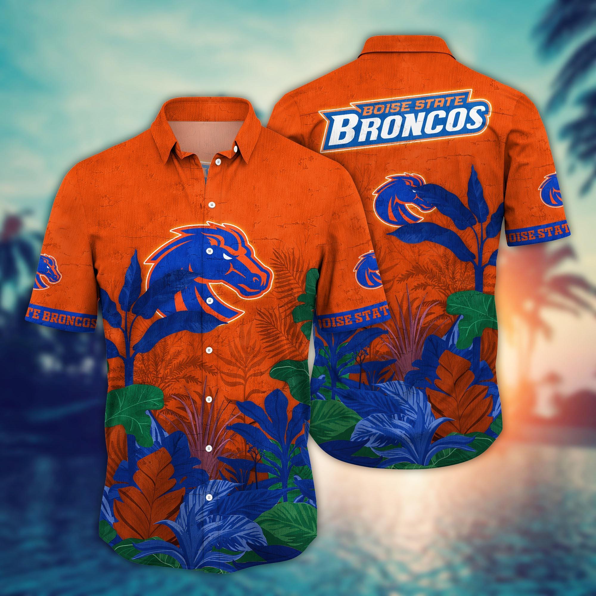 Boise State Broncos NCAA Flower Hawaii Shirt For Fans Ver 28