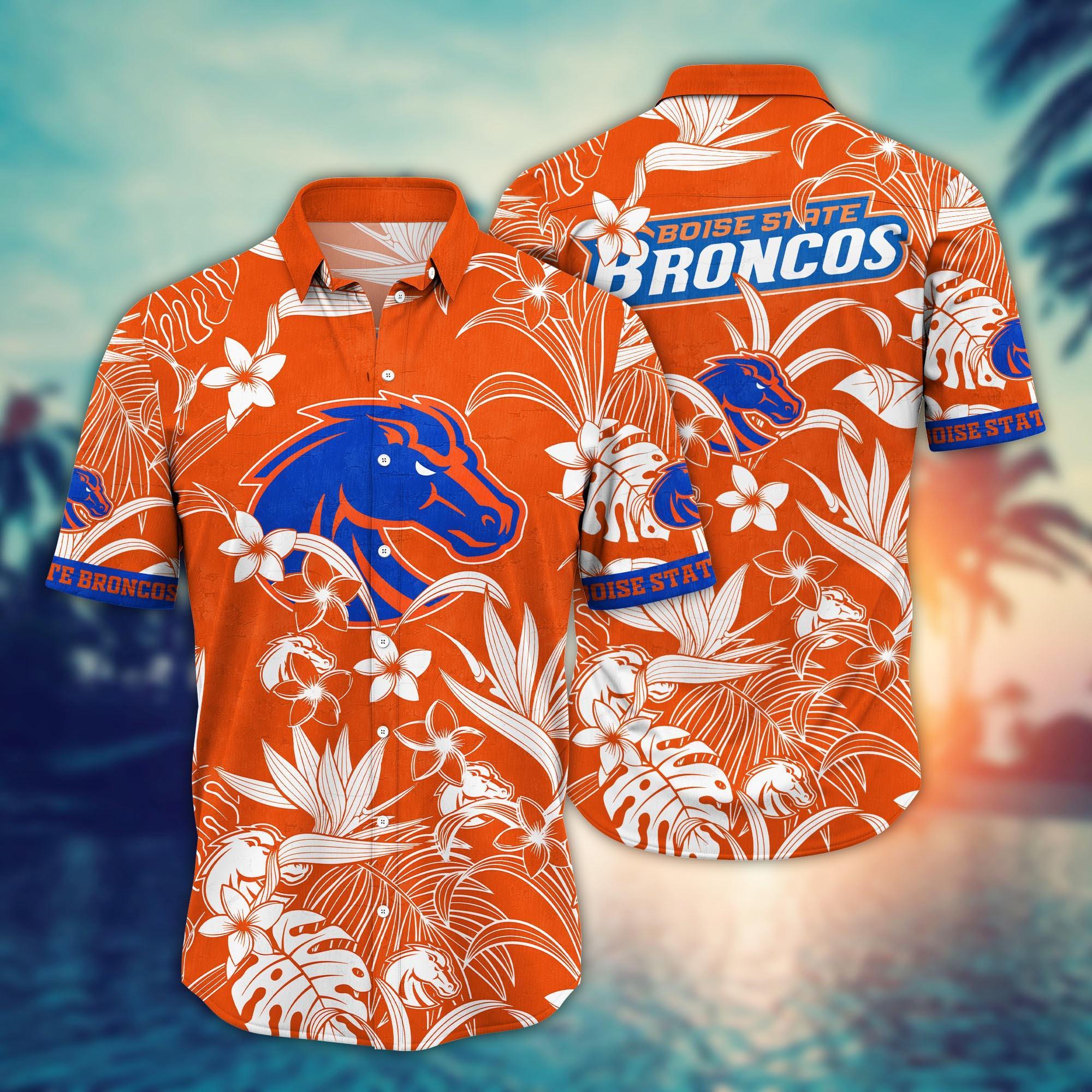 Boise State Broncos NCAA Flower Hawaii Shirt For Fans Ver 29