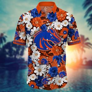 Boise State Broncos NCAA Flower Hawaii Shirt For Fans Ver 3